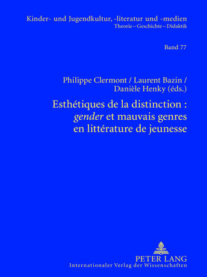 cover image of Esthétiques de la distinction